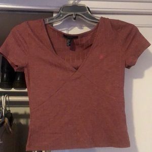 A forever 21 lowcut crop top